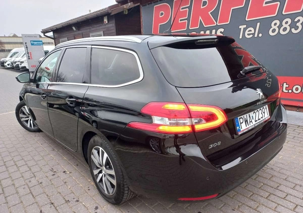 Peugeot 308 cena 53900 przebieg: 85000, rok produkcji 2019 z Żywiec małe 301